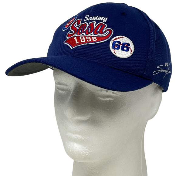 Vintage 90s Chicago Cubs Sammy Sosa Hat Baseball Cap Sports Specialties Snapback - Picture 2 of 10